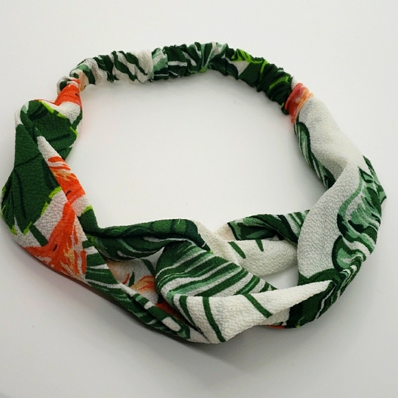 Tropical Fabric/Elastic Headband - Picture 1 of 3